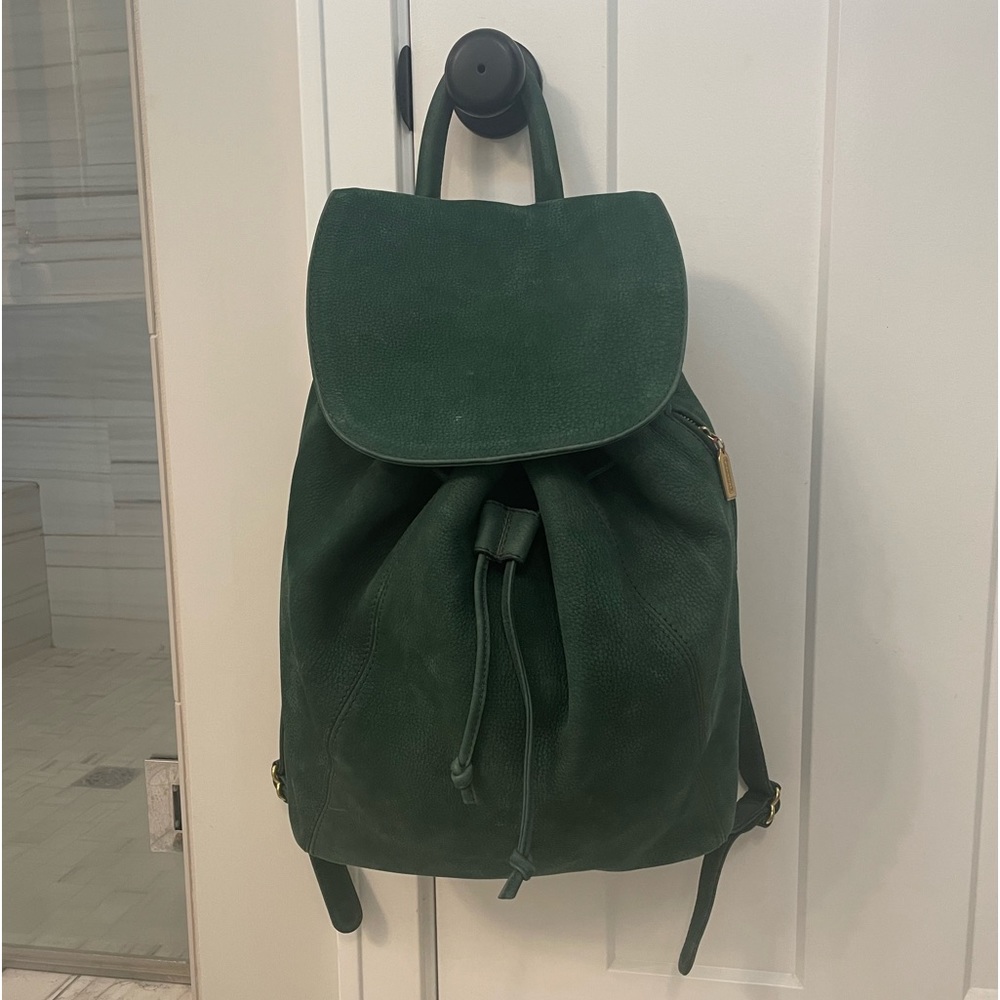 Coach Vintage 4931 Sonoma Pine Nubuck Leather Drawstring Bucket backpack bag